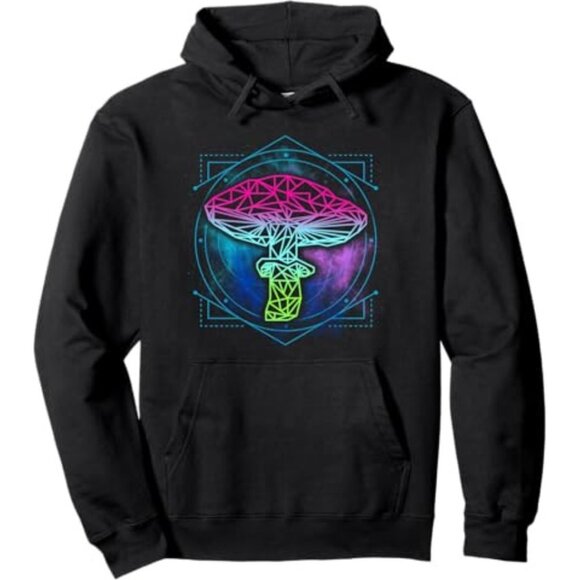 Other - Psychedelic Sacred Geometry Mushroom Hoodie Sweatshirt